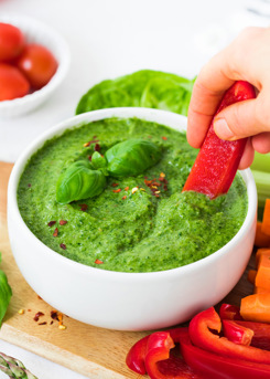 Asparagus-Spinach Dip