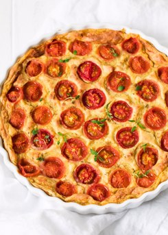 Potato & Cherry Tomato Bake
