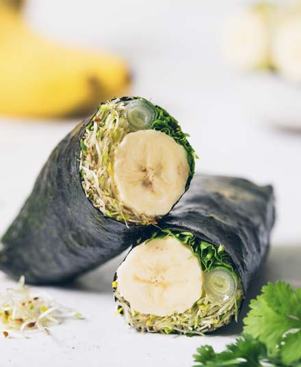 Banana Nori Wraps