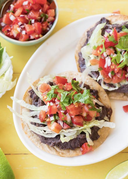 Black Bean Tostada 