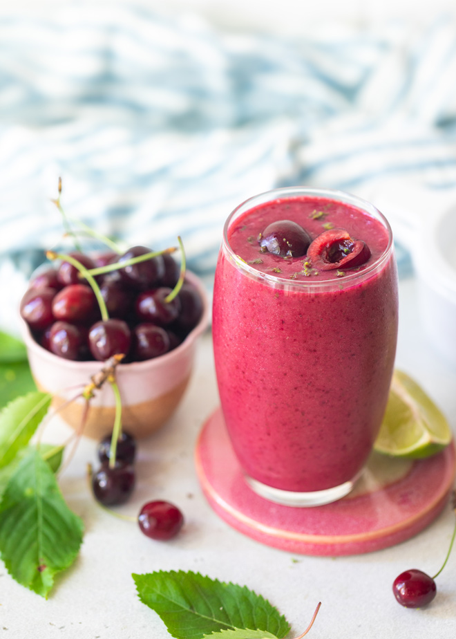 Cherry Lime Smoothie