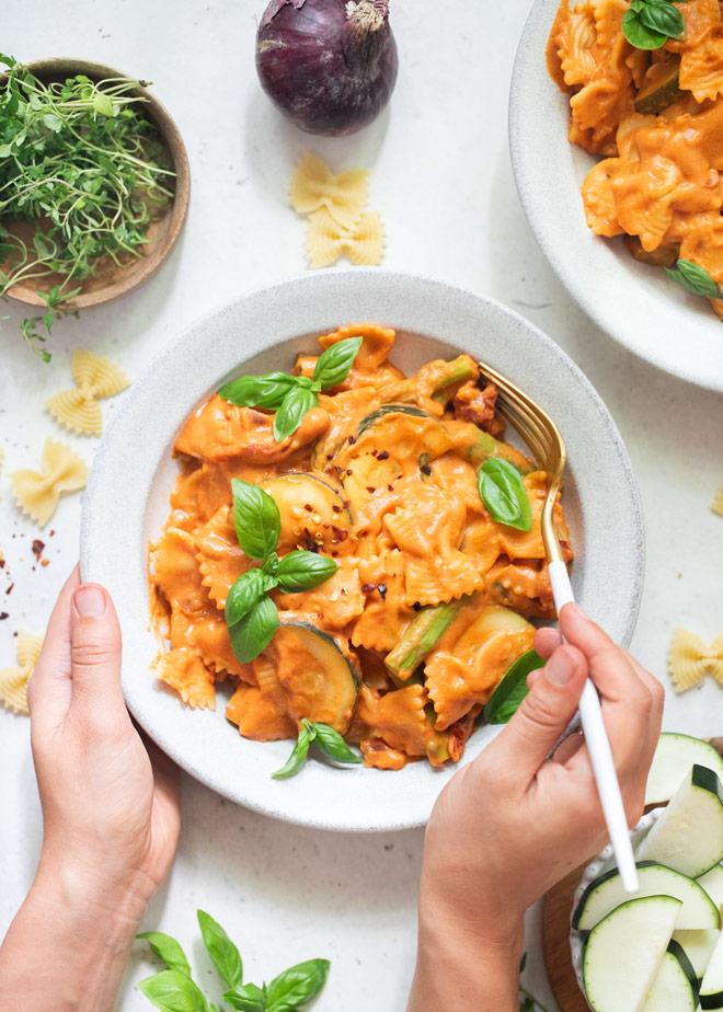 Creamy Tomato One Pot Pasta