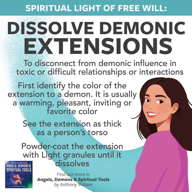 Spiritual Light Of Free Will - Dissolve Demonic Extensions
