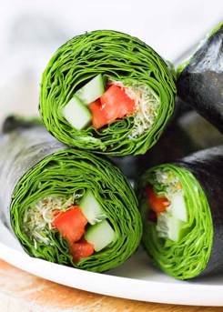 Leafy Green Nori Rolls