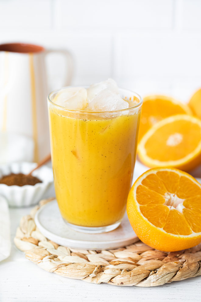 Iced Chaga Orange Juice