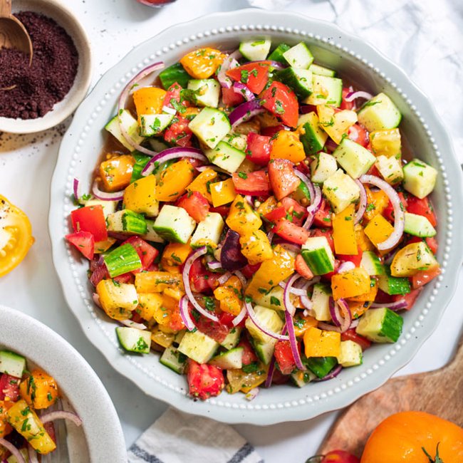 Mediterranean Tomato Salad