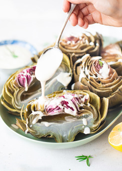Steamed Artichokes