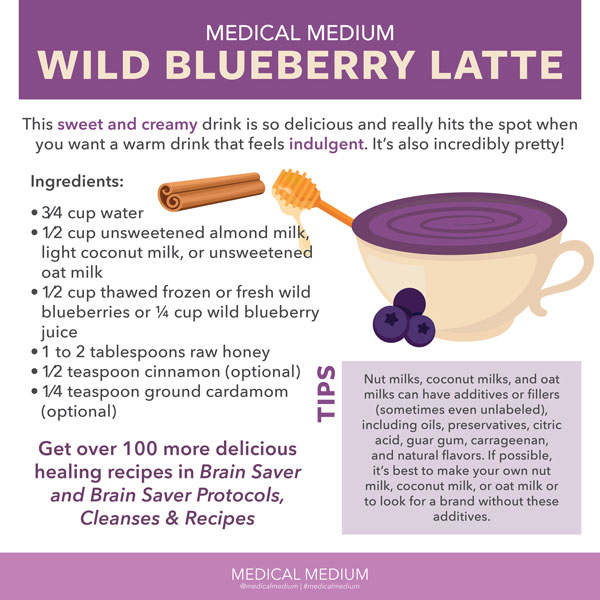 Wild Blueberry Latte