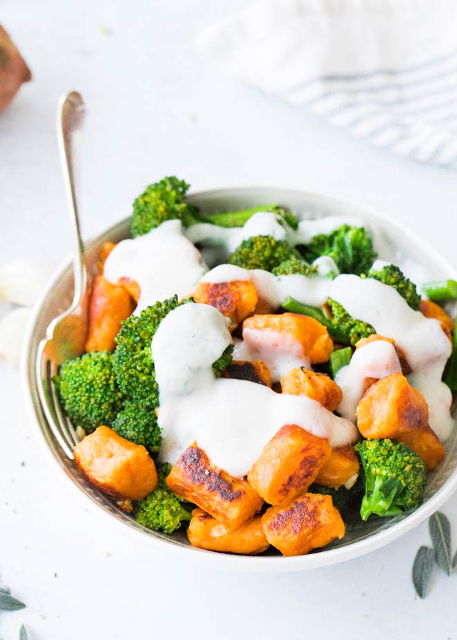 Sweet Potato Gnocchi With Broccoli Rabe